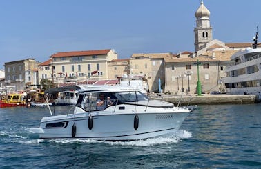 Rent Power boat Jeanneau Merry fisher 795 in Krk, Croatia