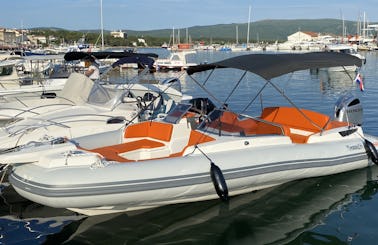 Rent Marlin 24 SR FB Rigid Inflatable Boat in Krk