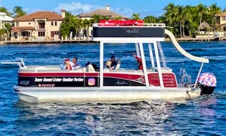 "Luxury Pontoon Charter Fort Lauderdale" Avalon Funship