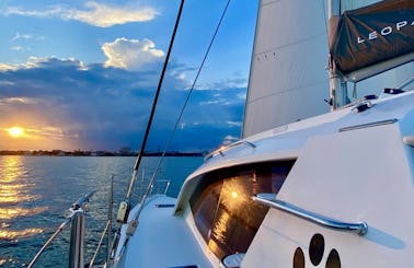 Smooth Charleston Harbor Sailing on Luxury Catamaran