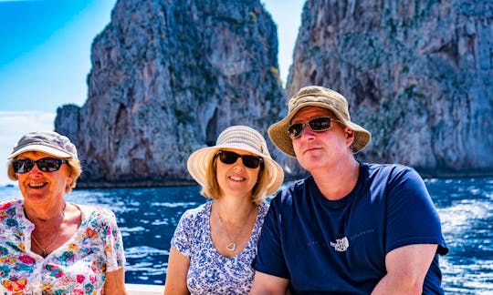 Capri sharing boat tour with swimming and island adventure