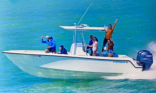 Fishing Charter & Sandbar Trips Aboard a Contender 25T Center Console in Miami, Florida