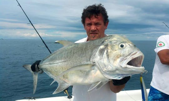 Exciting Fishing Trips on 34' Semicabinato Boat with 2 Skippers aboard in Nosy Be, Madagascar