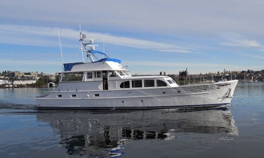 Location de yacht à moteur de luxe Longhorn de 67 pieds à Ketchikan, en Alaska