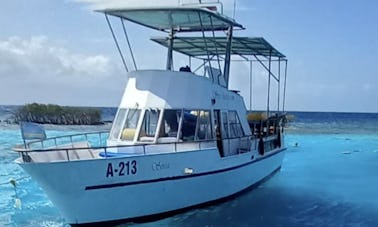 Private 55 ft. Motor Yacht in Oranjestad