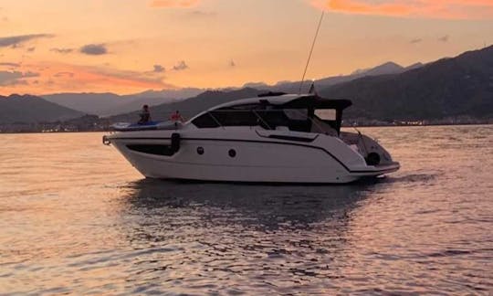 Captained Azimut Atlantis 34 Motor Yacht Charter for 9 People In Milazzo, Italy