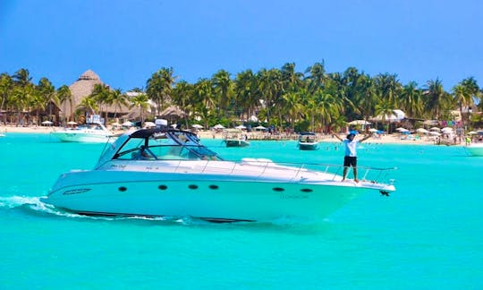 Luxury Celebration Aboard Sea Ray 48ft Yacht Charter in Cancun