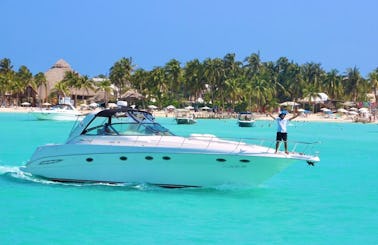 Luxury Celebration Aboard Sea Ray 48ft Yacht Charter in Cancun