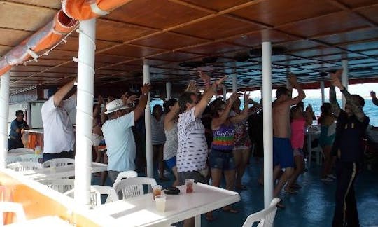 3-floors 100ft Custom Boat for Party and Event Groups in Cancun