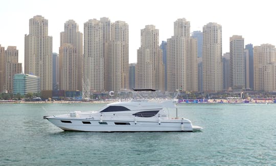 Luxury 68ft yacht for best cruise in Dubai