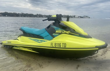 Explorer Crab Island and Destin on a brand new 2022 Yamaha EX Sport Jet Ski!!