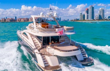 62' PowerCat in Miami, Florida - Rent a Luxury Yachting Experience!