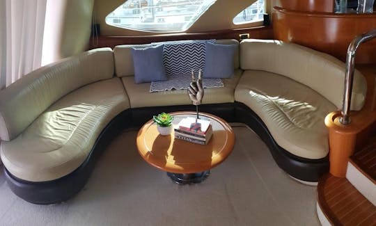 62ft Azimut Motor Yacht Charter in Cancun