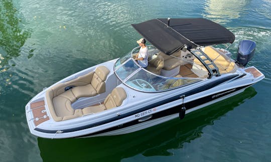 Perfect day on water with 2018 Crownline 27ft Deckboat in Miami Beach Florida!!