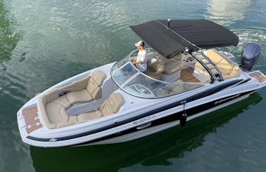 Perfect day on water with 2018 Crownline 27ft Deckboat in Miami Beach Florida!!