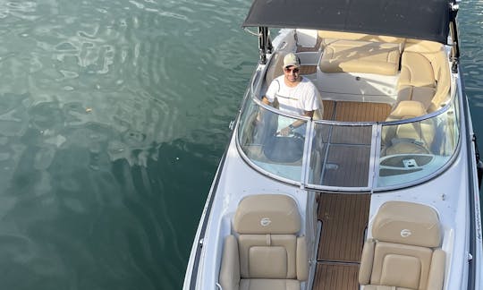 Perfect day on water with 2018 Crownline 27ft Deckboat in Miami Beach Florida!!