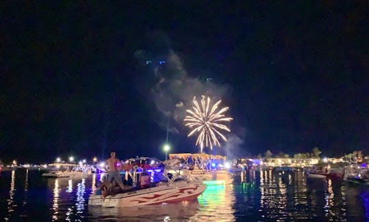 Captained Sport Tritoon on Lake Havasu