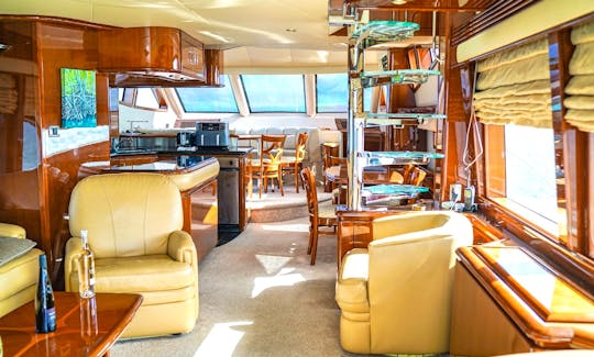 Rent a Luxury Yachting Experience! 70' Grand Marquis - PRICES INCLUDE TIP!