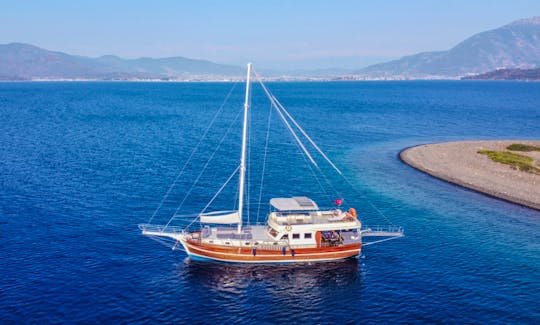 Blue Cruise with 21m 4cabin Luxury Gulet in Gocek
