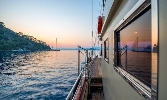 Blue Cruise with 21m 4cabin Luxury Gulet in Gocek