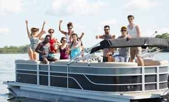 Brand New Pontoon (Tritoon) in Pompano Beach Broward County - $55 HR cooler/toys