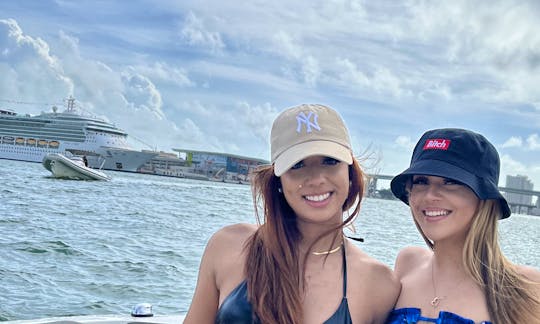 Private Boat Tour Rental Miami Beach With Captain & Champagne, NO HIDDEN FEE