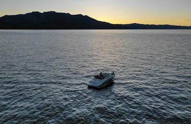 2 Hour Sunset Private Boat Tour on Lake Tahoe with 25ft Chris Craft Boat