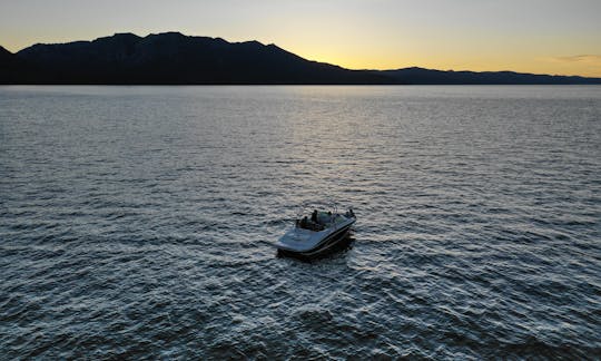 2 Hour Sunset Private Boat Tour on Lake Tahoe with 25ft Chris Craft Boat