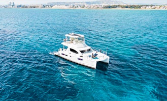 Luxury Power Catamaran 40ft Leopard available to rent in Ayia Napa Famagusta