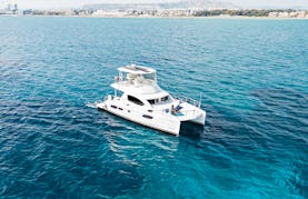 Luxury Power Catamaran 40ft Leopard available to rent in Ayia Napa Famagusta