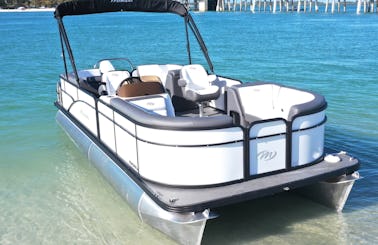 2022 NEW Manitou Aurona LE RF 22ft Pontoon Boat for Rent in Holmes Beach!!