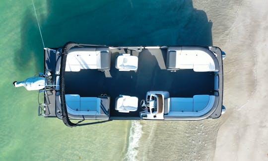 2022 NEW Manitou Aurona LE RF 22ft Pontoon Boat for Rent in Holmes Beach!!
