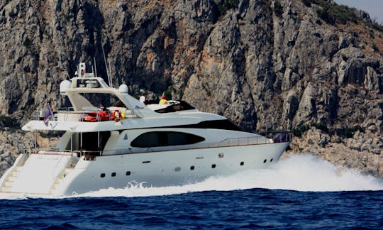 Azimut 85 Ultimate Mega Yacht for charter in Muğla