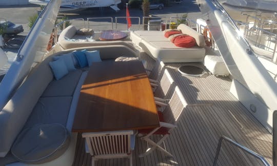 Azimut 85 Ultimate Mega Yacht for charter in Muğla