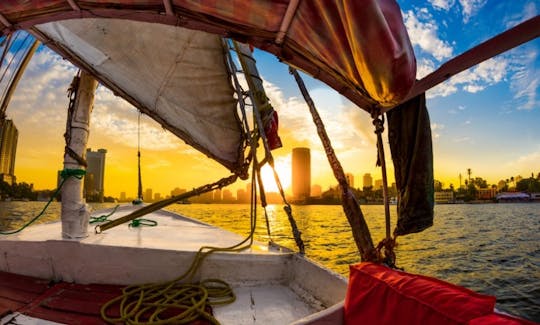 Wooden Felluca 32' Sailing Boat Rental in Maadi, Cairo