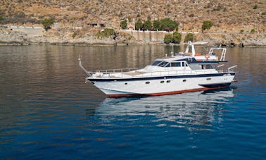 Croisière privée sur un méga-yacht de 62 pieds à Kissamos, en Grèce, à Gravousa et à Balos