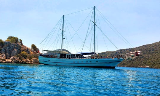 Beautiful 82ft Custom Built Gulet for Blue Cruise in Muğla, Turkey