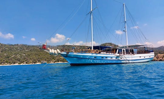 Beautiful 82ft Custom Built Gulet for Blue Cruise in Muğla, Turkey