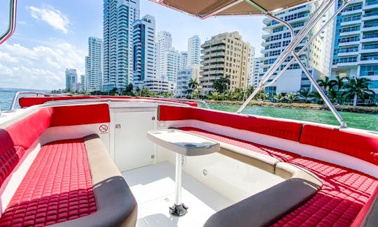 Rent our 38 ft. Exclusive Private Boat in Cartagena