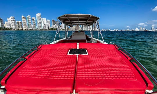 Louez notre 38 pieds. Bateau privé exclusif à Carthagène