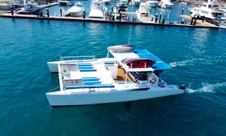 Private 47' Power Catamaran for rent in Los Cabos