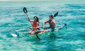 Incredible 2-person Clear Kayak for Rental in Panama City Beach