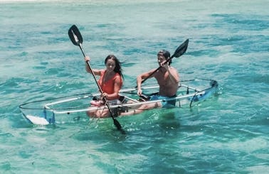 Incredible 2-person Clear Kayak for Rental in Panama City Beach