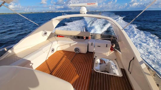 Cruise in Comfort: 65FT Flybridge Yacht for Rent in Fort Lauderdale