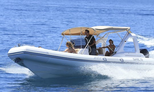 Sacs Dream Lux 25' RIB Boat for Charter in Spain