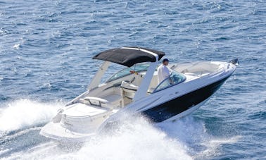 Enjoy this 28' Bowrider Rental in Ibiza, Spain