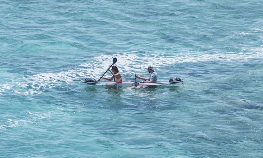 2 person clear kayak in Panama City Beach