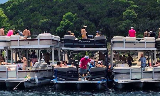 Tritoon Party Boat for 20 People in Austin, Texas