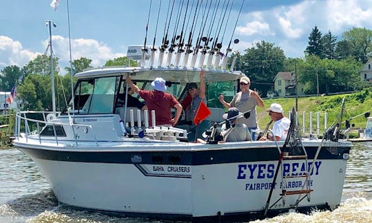 Eyes Ready heading back to the dock with a happy crew.