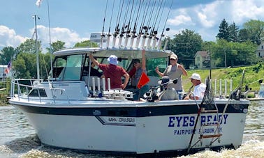 Cartas de pesca de Walleye/Steelhead, Lago Erie, Bacia Central